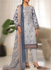 Pehchaan By Pakdaman Chikankari Lawn 3 Piece Unstitched Suit PDF25RC&E D-CL-482
